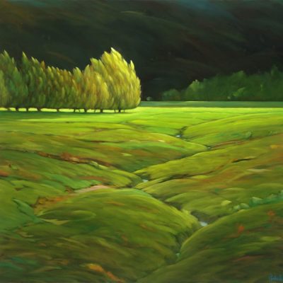 21-16 Watershed 48x50 oil on canvas